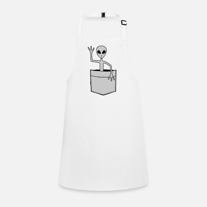 Hemdtasche Science Fiction Alien Schürze für Kinder