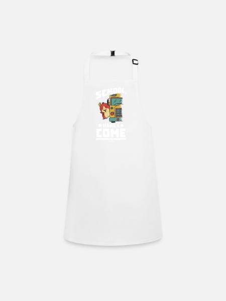 Children School School Bus School Enrolment - Children's Apron - white - Front