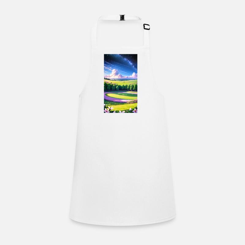 Landscape with 4 Areas, Generative AI Children's Apron
