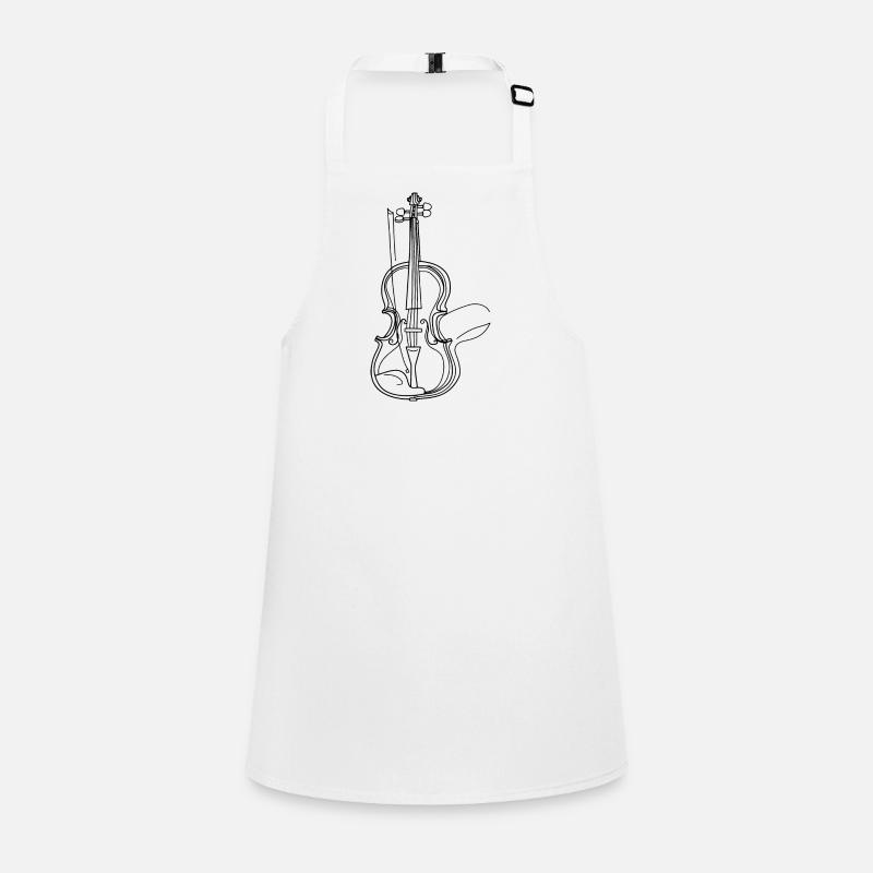 Violin Drawing Children's Apron