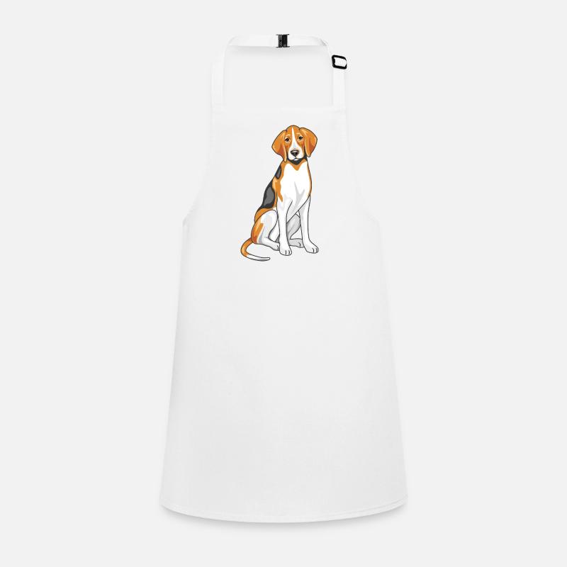 Sitting foxhound Children's Apron