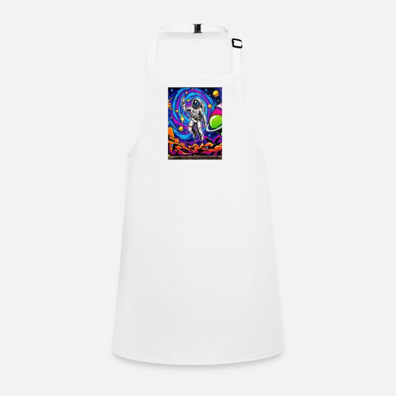 Astronaut in the graffiti universe Children's Apron