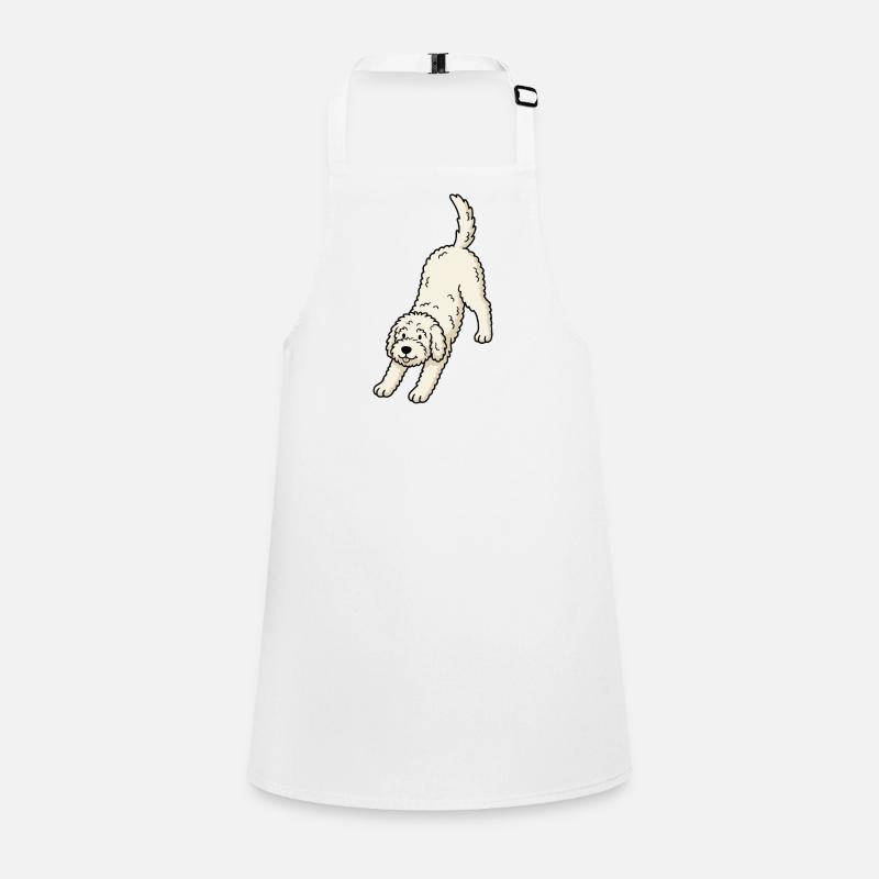 Doodle Dog Yoga Pose Children's Apron