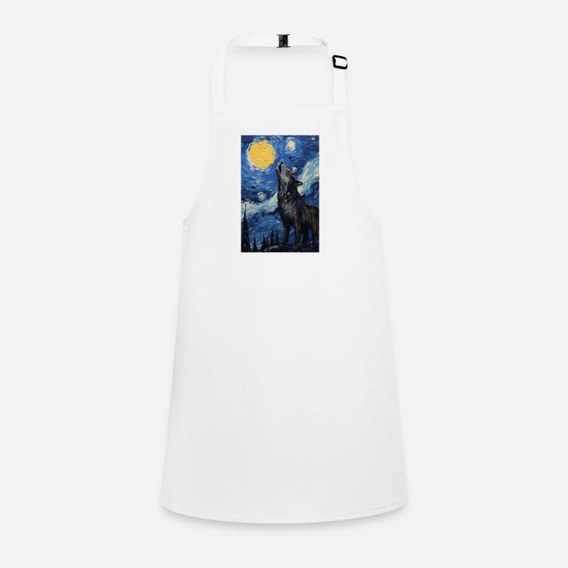 Wolf Schürze für Kinder