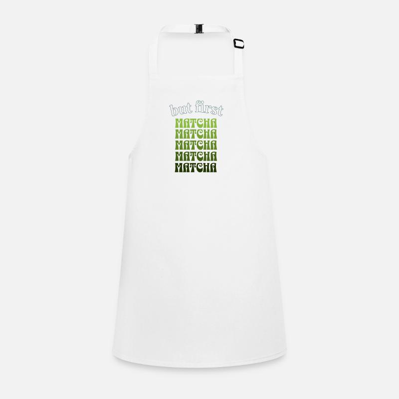 Mais d’abord Matcha – Green Tea Vibes Design Tablier Enfant