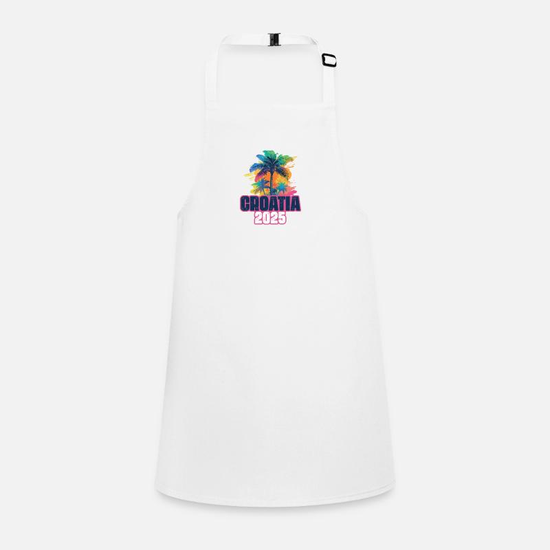 Croatia 2025 Holiday Palms Children's Apron