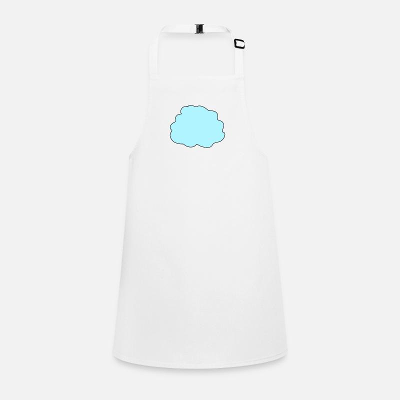 Icône bleu nuage Tablier Enfant