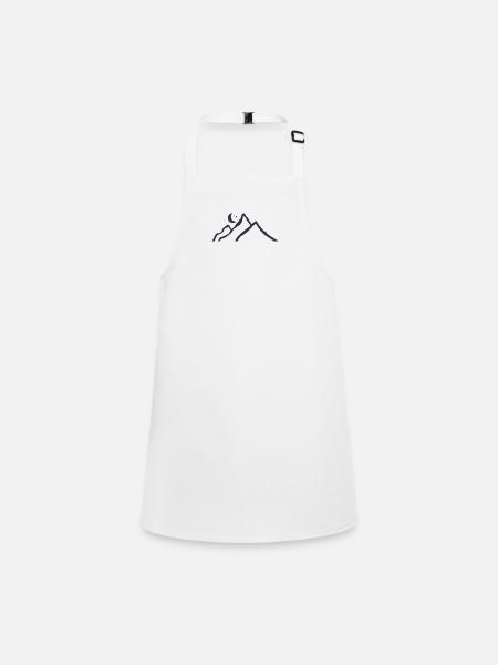 Mountain relief - Children's Apron - white - Front