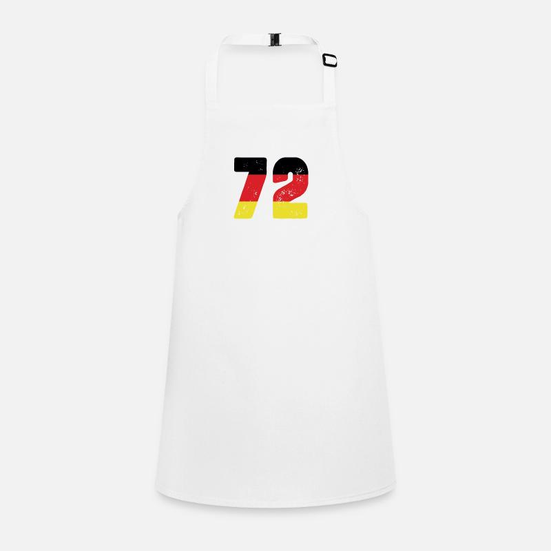 72 Number Jersey Germany Children's Apron