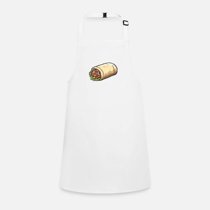 Burrito Pixel Gamer Children's Apron