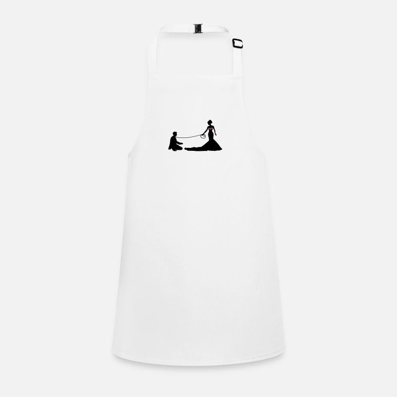 Wedding Newlyweds Leash Children's Apron