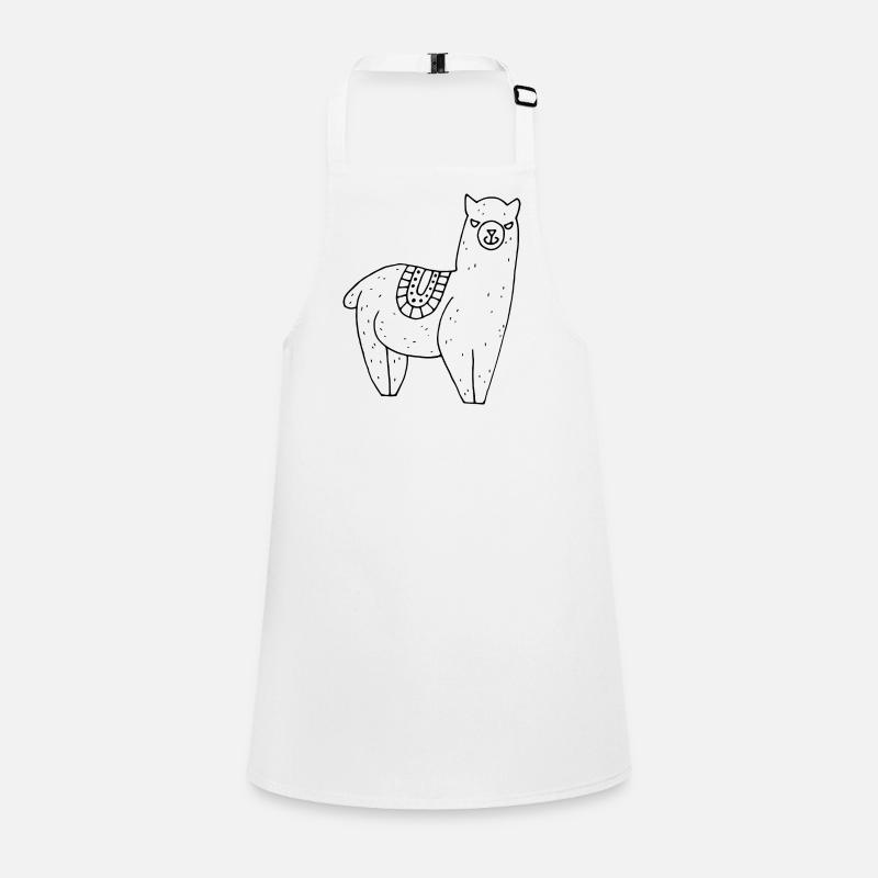 Alpaca with blanket Children's Apron