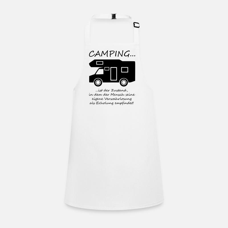 Camping ist... Schürze für Kinder