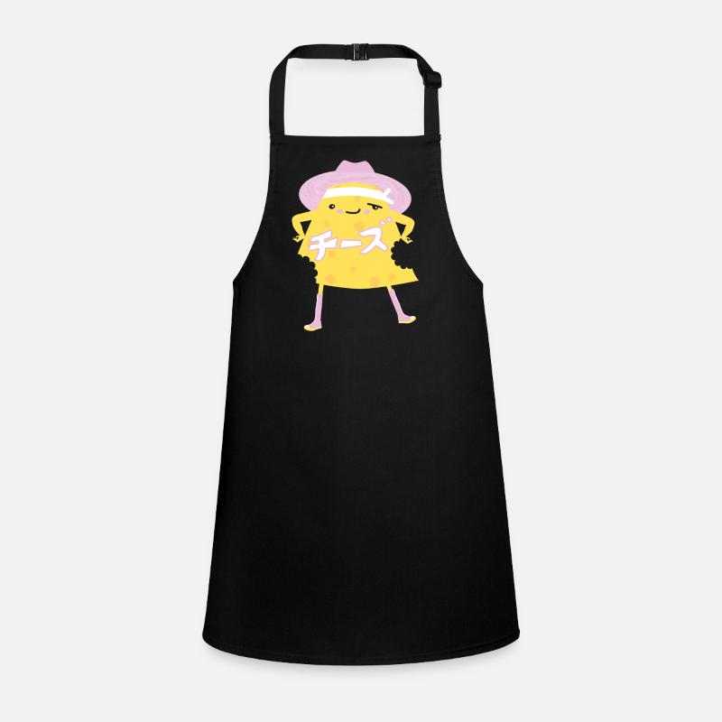 Gebissener Käse. Schürze für Kinder
