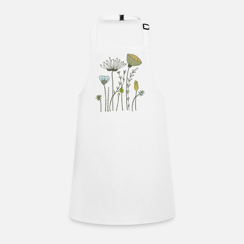 fleurs séchées prairie fleurie Tablier Enfant