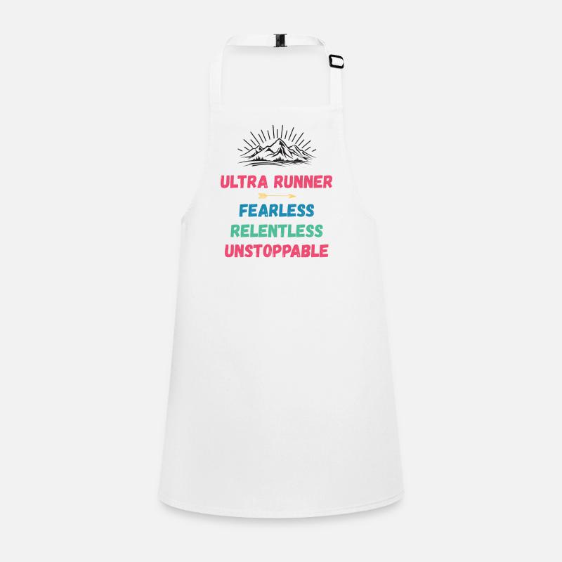 Ultra Runner - Intrépide. Implacable. Imparable. Tablier Enfant