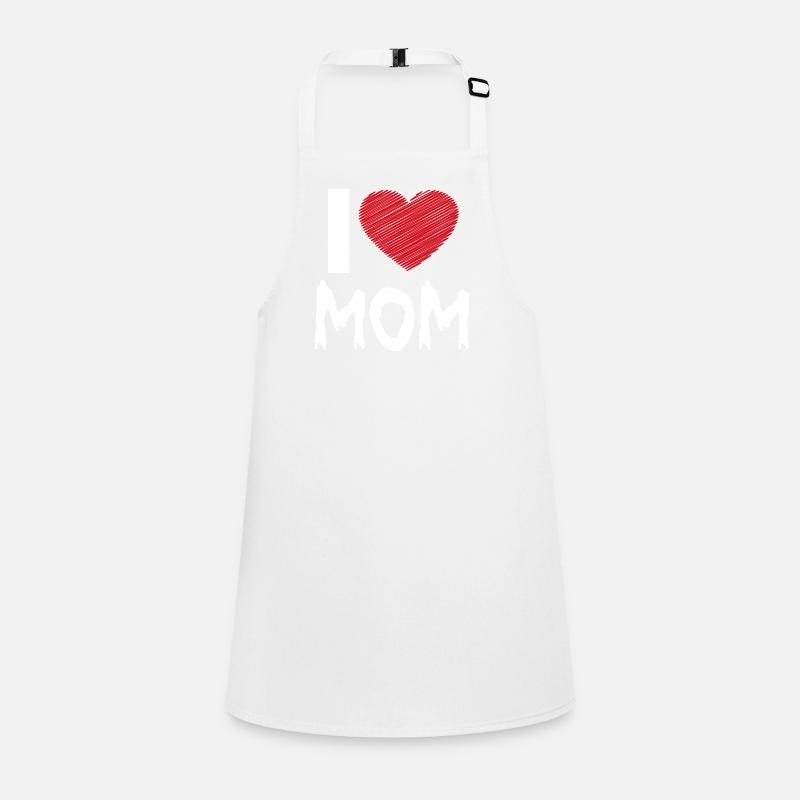 I Love Mom Children's Apron