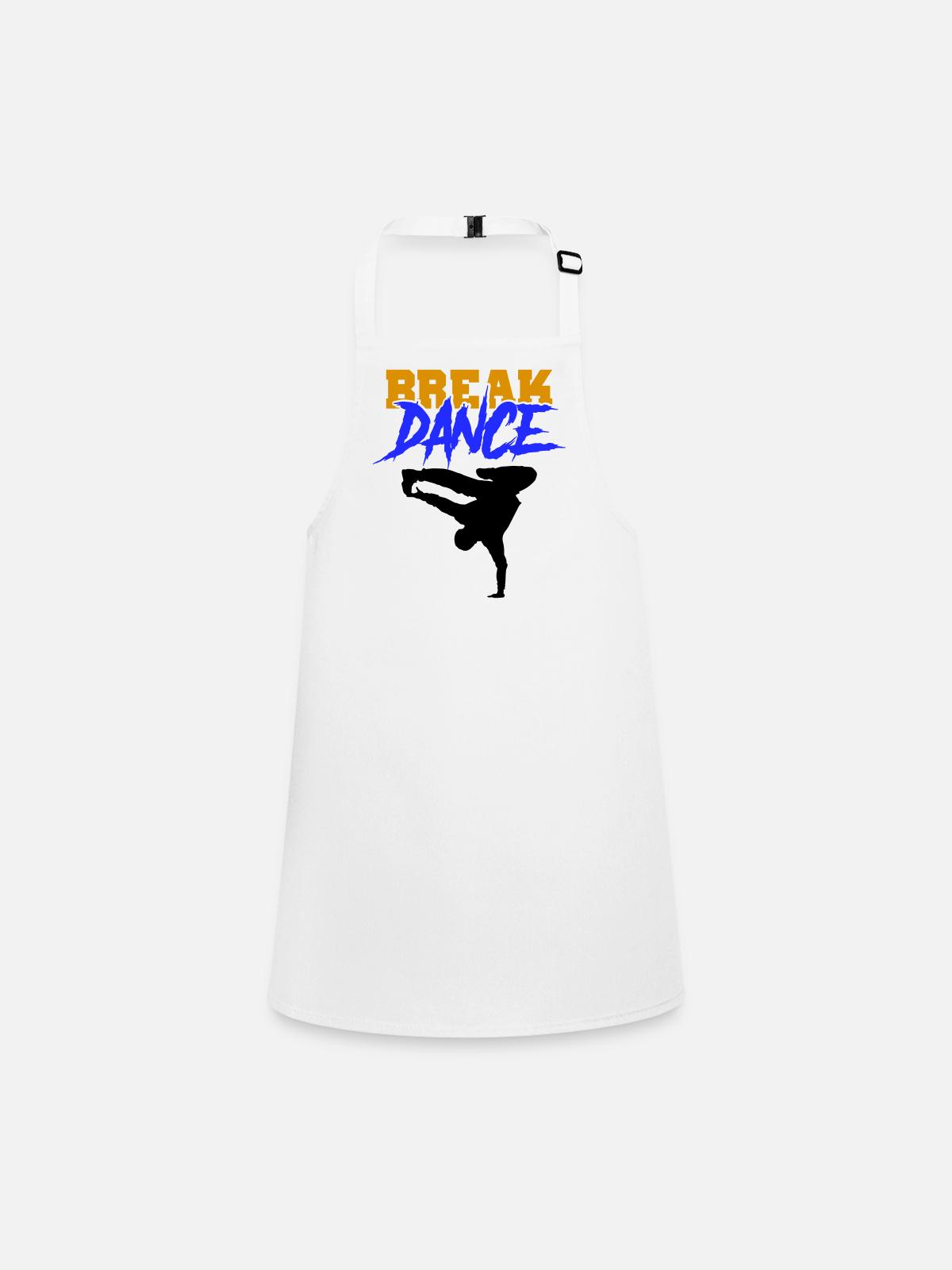 Break Dance - Children's Apron - white - Front