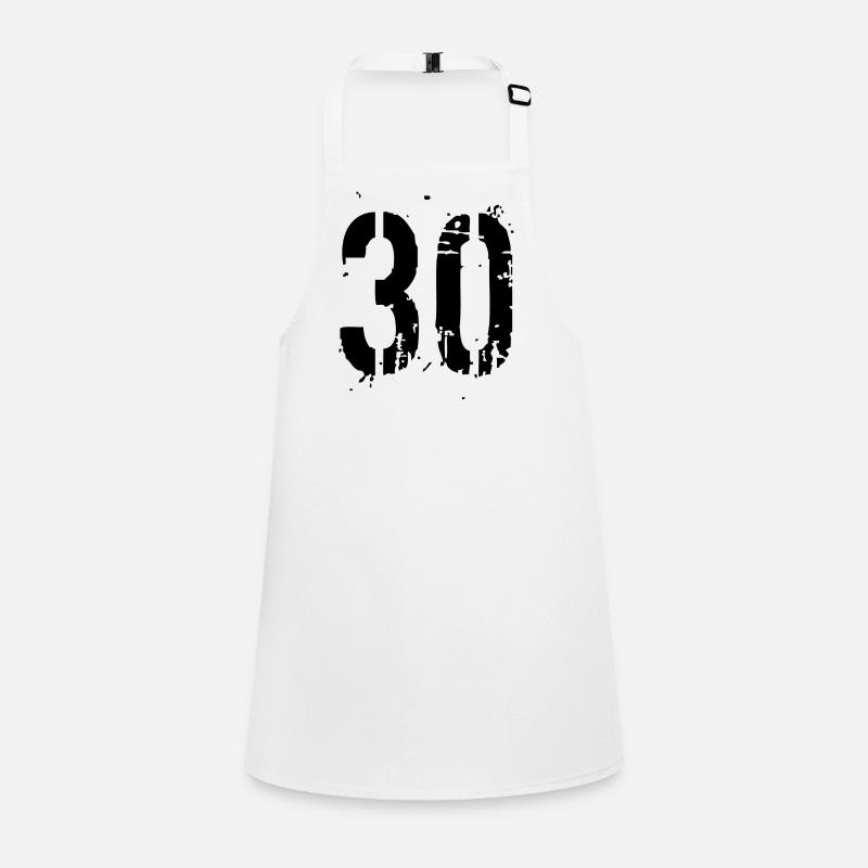 30 Number 30 Children's Apron