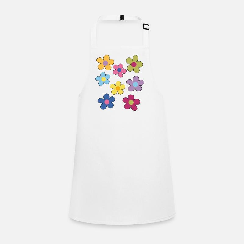 Fleurs colorées joyeuses Tablier Enfant
