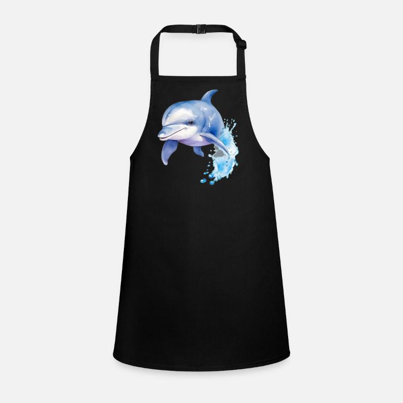 Dauphin bleu Tablier Enfant