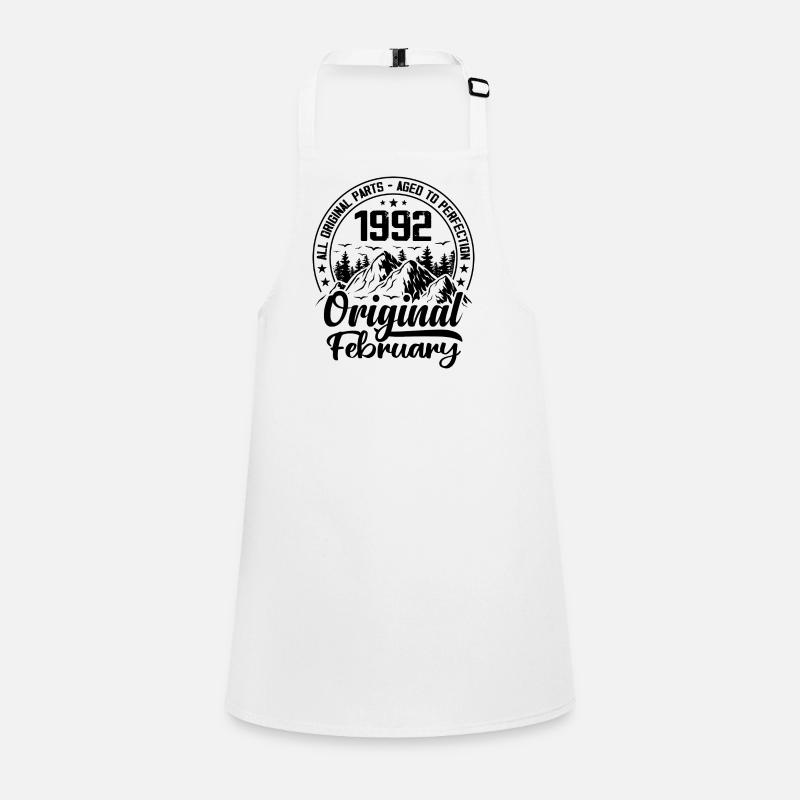 1992 February Original: 32 Years Anniversary Gift Children's Apron