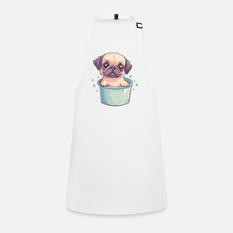 Pug Bath Children's Apron