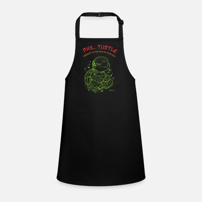 Phil Turtle Zen Path Tee Children's Apron