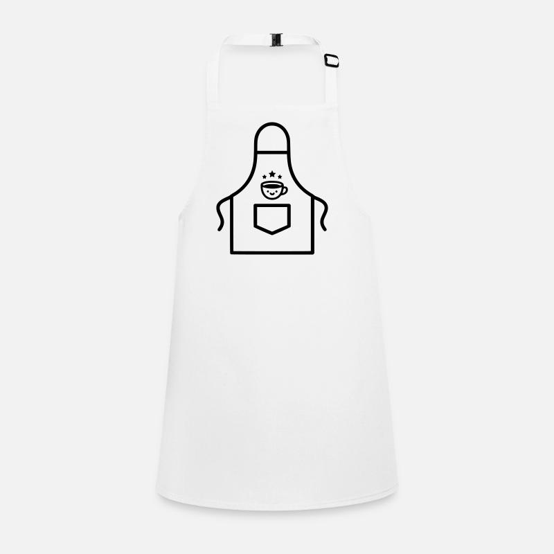 Cute Barista Apron Kawaii Vector Children's Apron