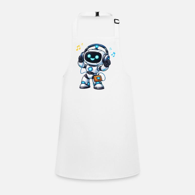 DJ robot spatial avec casque Tablier Enfant