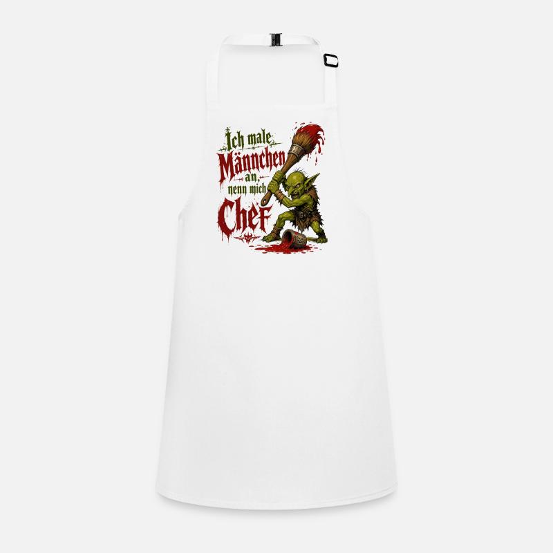 Tabletop Goblin with Brush Children's Apron