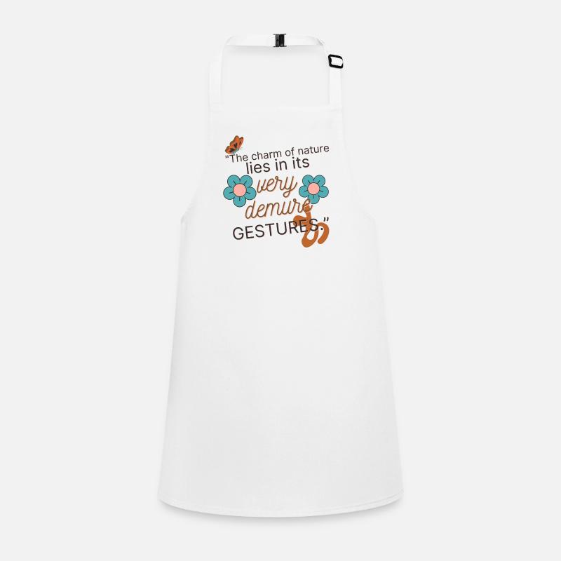 Nature's Demure Gestures Soft Bloom Children's Apron