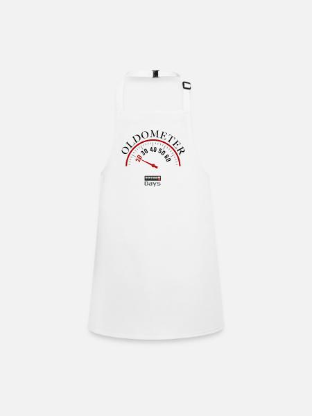 Oldometer 20th birthday - Children's Apron - white - Front