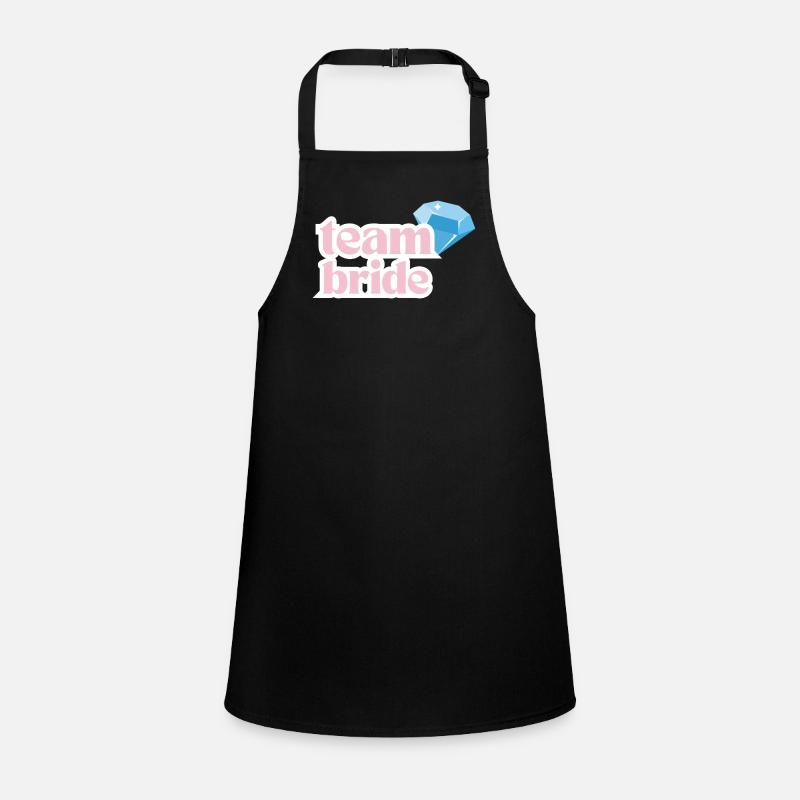 team bride Schürze für Kinder