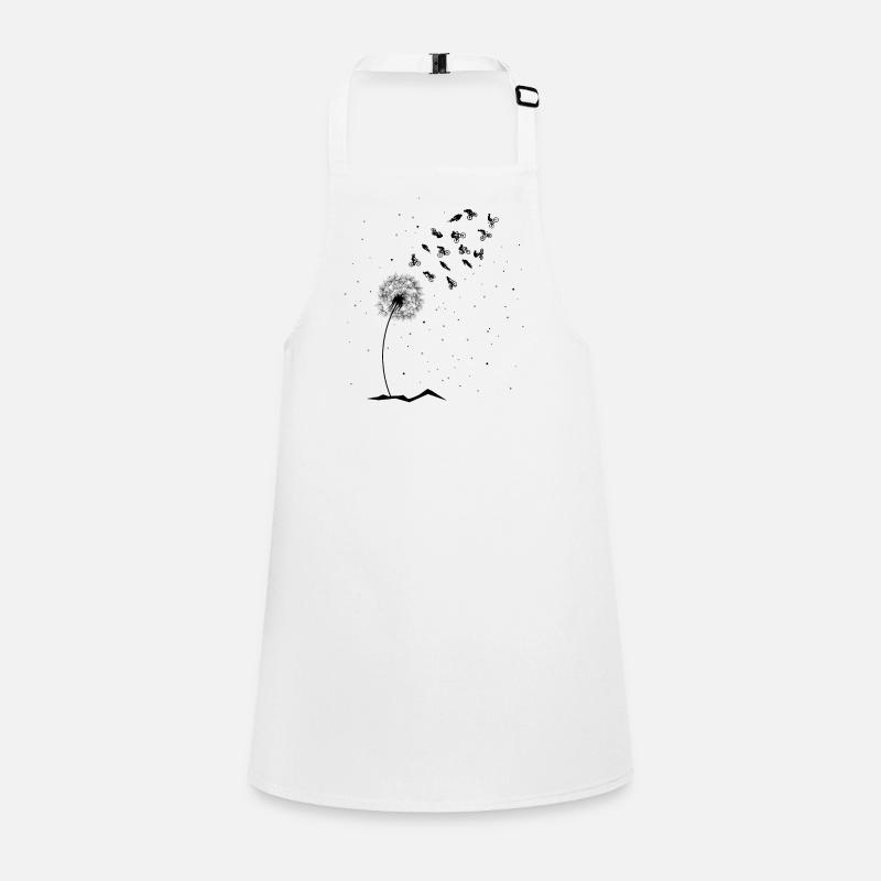 Pusteblume Radfahrer - Schürze für Kinder