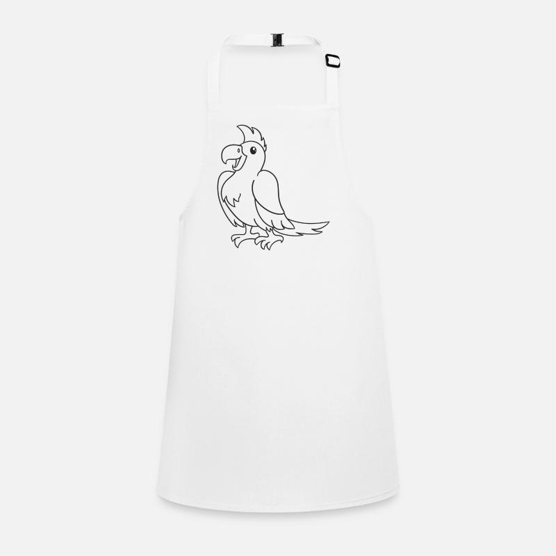 Papagei, Vogel, Geschenk, Geschenkidee Schürze für Kinder