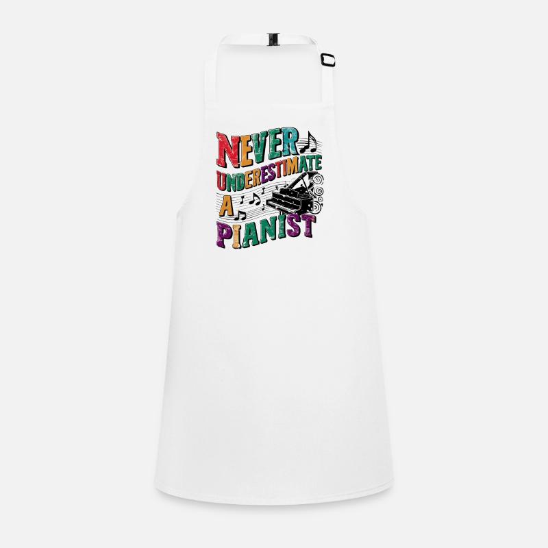 Never underestimate a Pianist Children's Apron