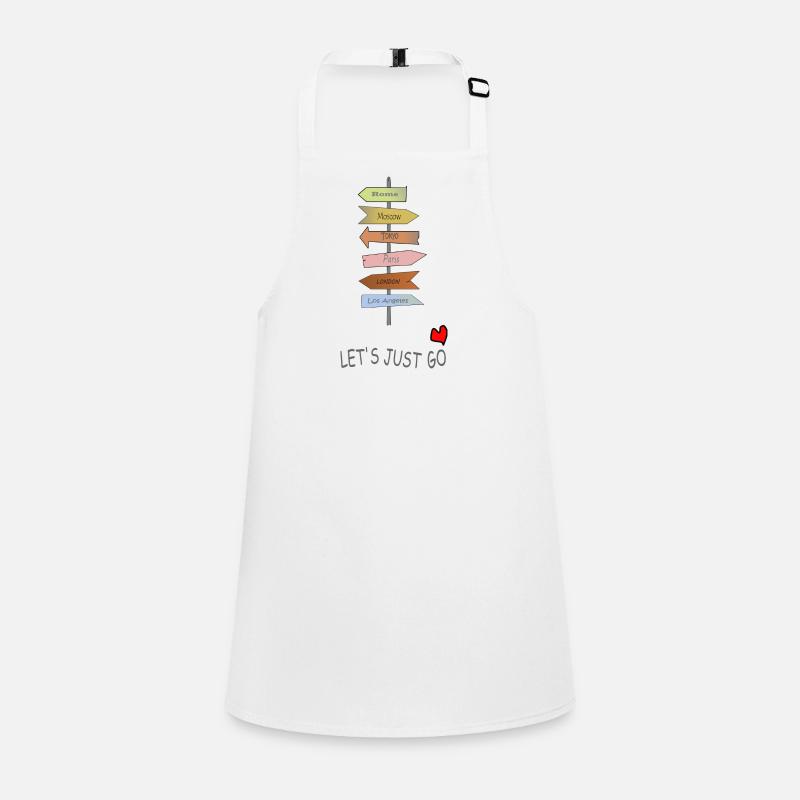 Allons-y. - Tablier Enfant - blanc