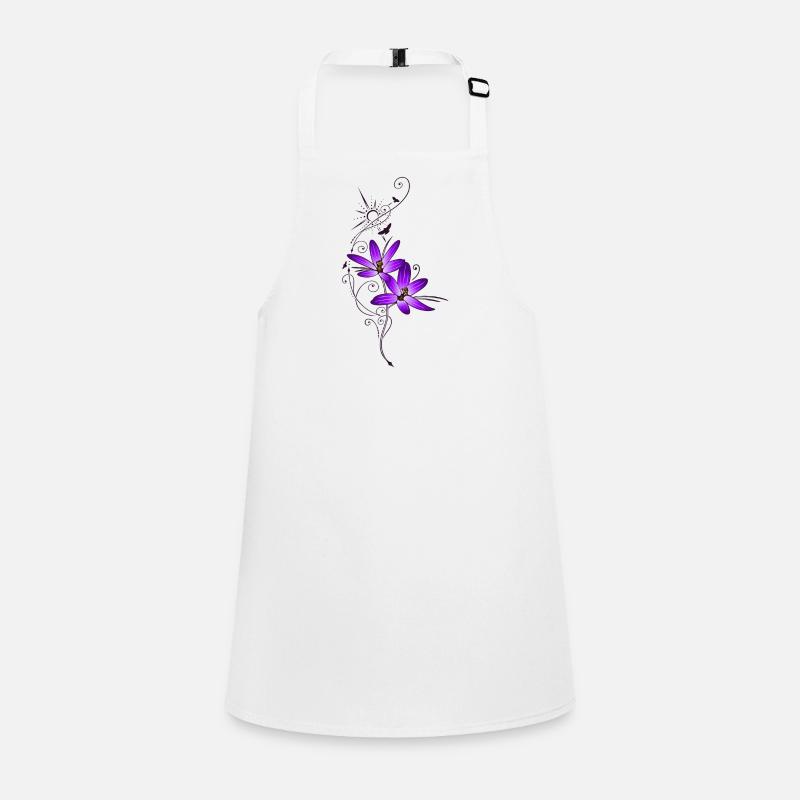 Purple crocus symbols in spring Children's Apron