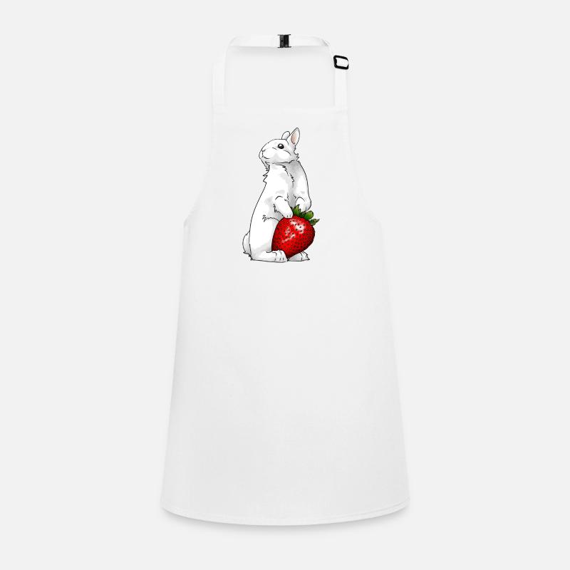White Bunny Schürze für Kinder