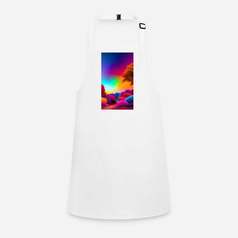 Brilliant color spectacle Children's Apron