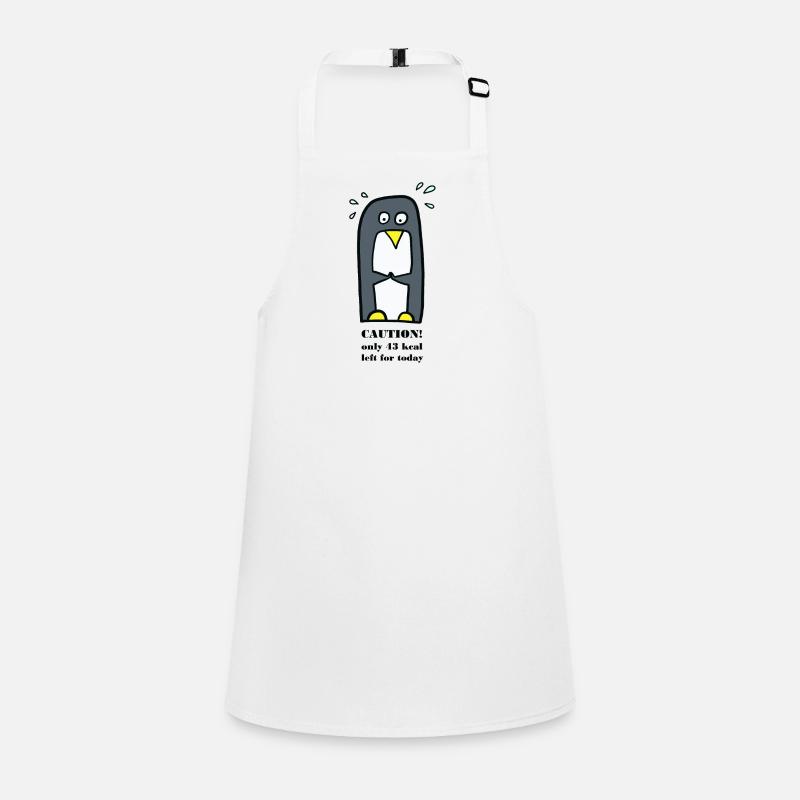 Penguin on a diet Children's Apron