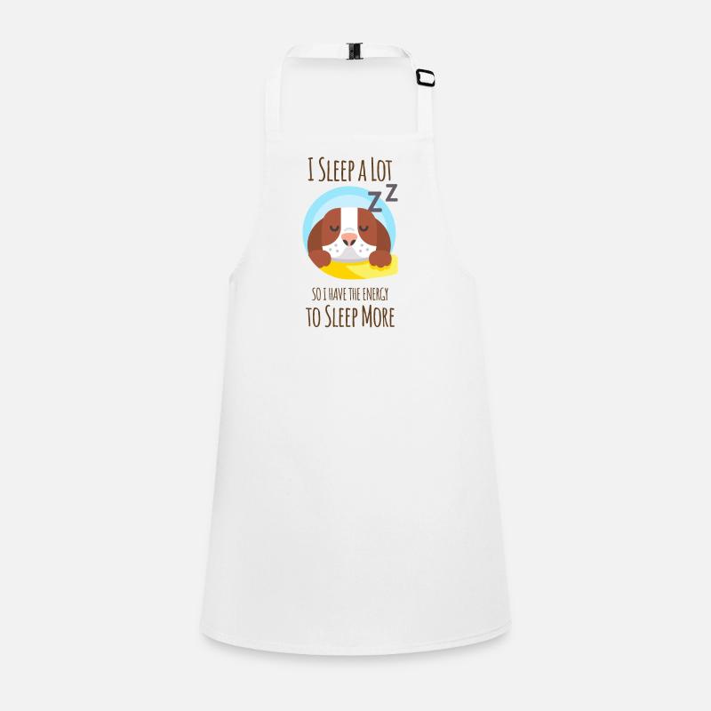 Sleep Lover Dog Children's Apron