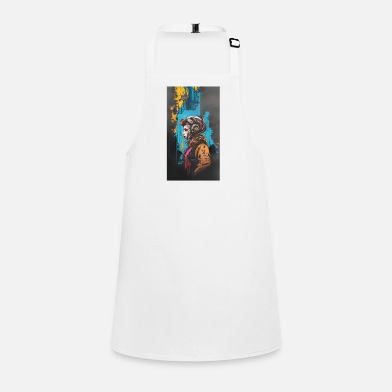 Graffiti Cyborg Children's Apron