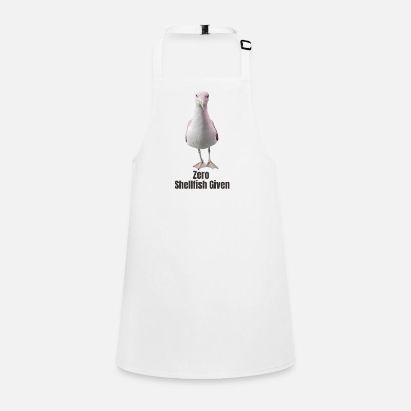 Abstrakte Möwe mit farbigen Akzenten Schürze für Kinder