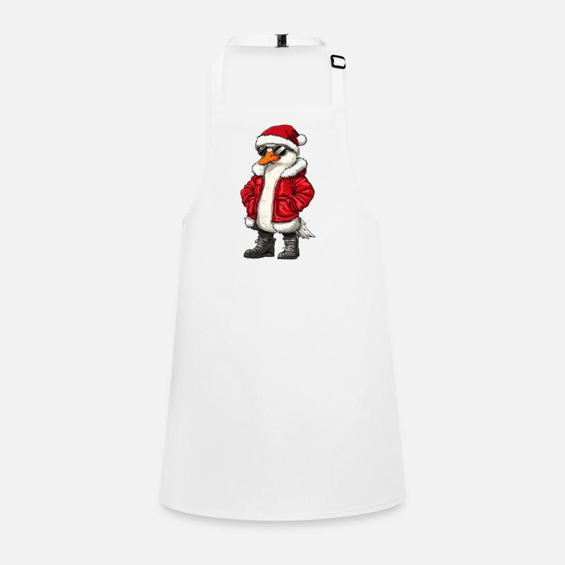 Noël Oie Hiver Tablier Enfant