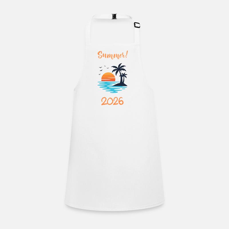 Summer 2026 Sunset Beach Vacation Shirt Children's Apron