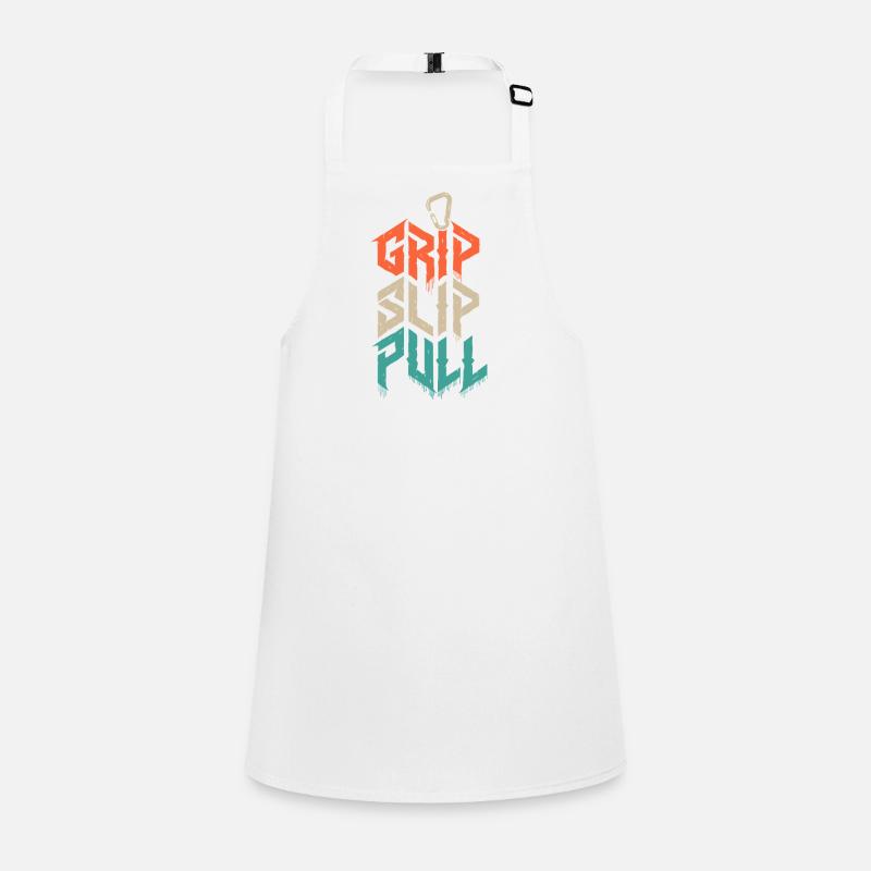 Grip, Slip, Pull, Klettergrunge, Grunge, Schürze für Kinder