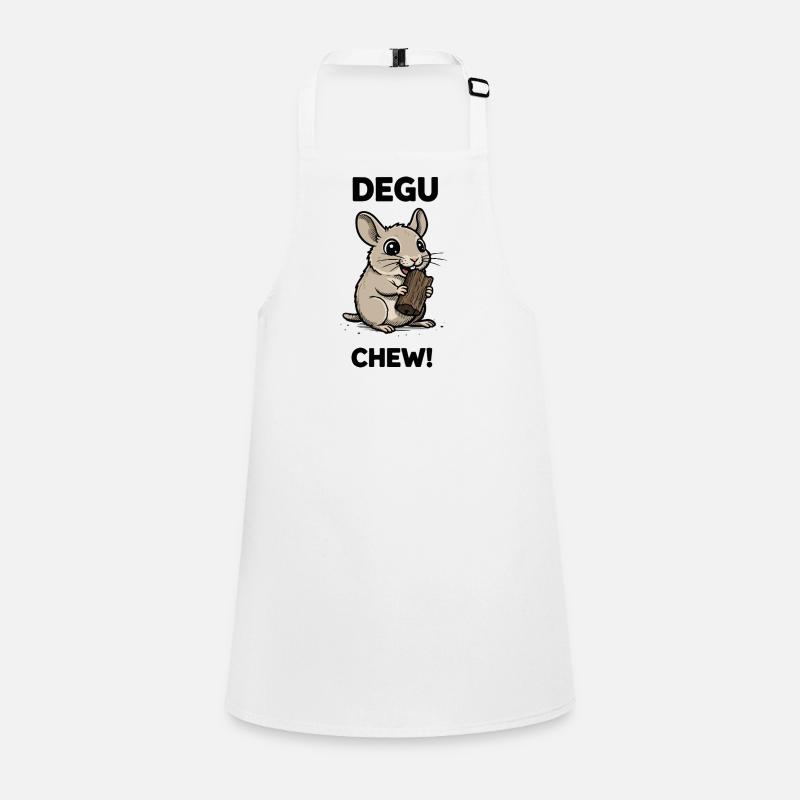 Octodon Degu Chew Rongeur Bois Chili Tablier Enfant