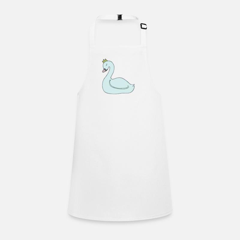 Cygne bleu clair Tablier Enfant
